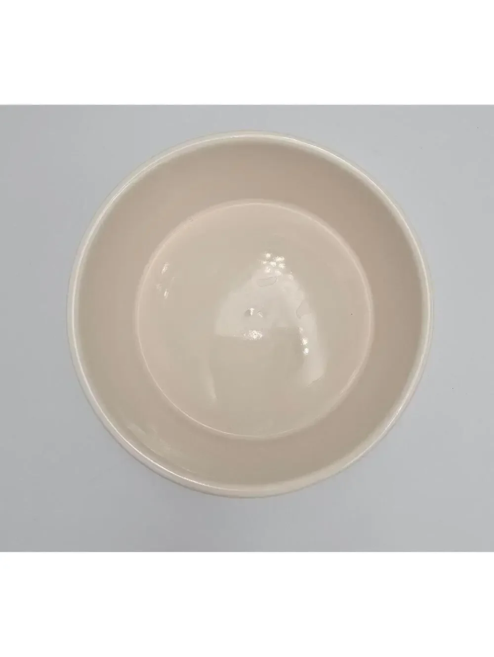 Rae Dunn SLURP Ceramic Dog Bowl White Black Farmhouse 24 oz Magenta